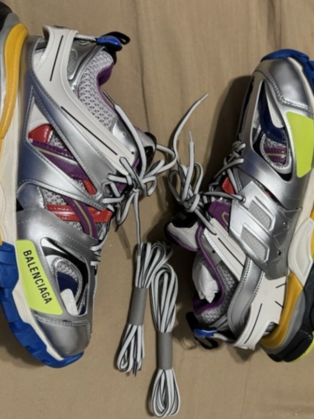 Balenciaga Multicolor Track Sneakers size 42